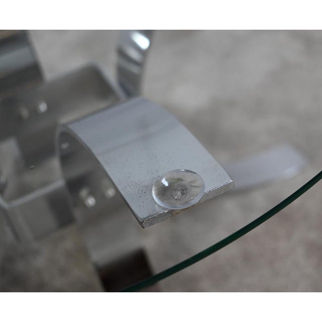 Metal Small Glass Coffee Table, 1960s For Sale - Image 7 of 18