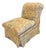 Vintage Gold Upholstered Slipper Chair For Sale