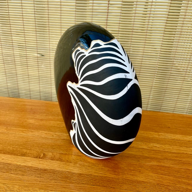 1990s 1990s Postmodern Studio Pottery Ceramic Sculpture Hand Signed by the Artist. For Sale - Image 5 of 12