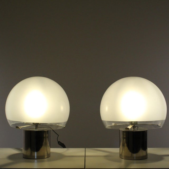 Gray Mod. Porcino Lamp by Luigi Caccia Dominioni for Azucena For Sale - Image 8 of 13