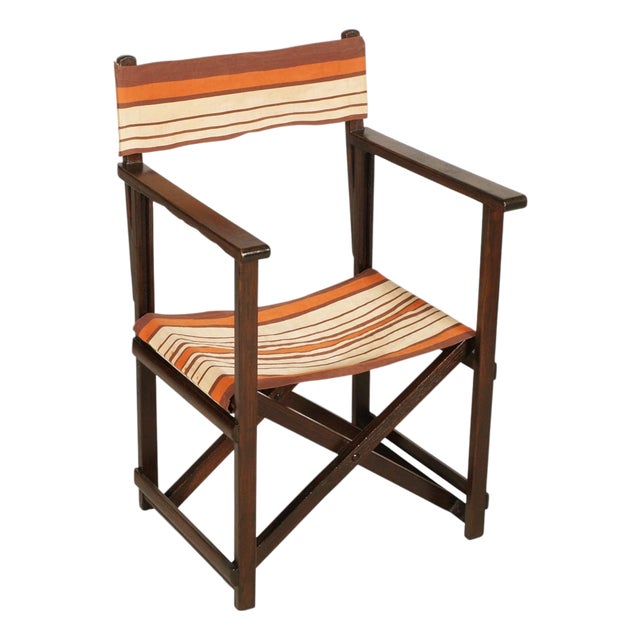 Hollywood Folding Chair by Carlo Hauner for Reguitti, 1970s For Sale
