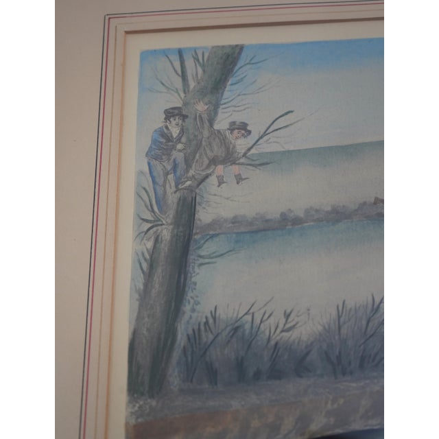 Black Vintage Hand Painted Horse Racing Engraving Etching For Sale - Image 8 of 12