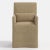 Cloth & Company Stoffer Home x Cloth & Company Lindy Slipcover Dining Arm Chair in Relaxed Linen Burlap For Sale - Image 4 of 7