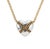 Modern Tiffany & Co. Cross My Heart 18k Yellow Gold Silver Two-Tone Pendant Necklace For Sale - Image 3 of 8