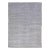 2010s Grey Striped Modern Handmade Wool & Silk Rug For Sale