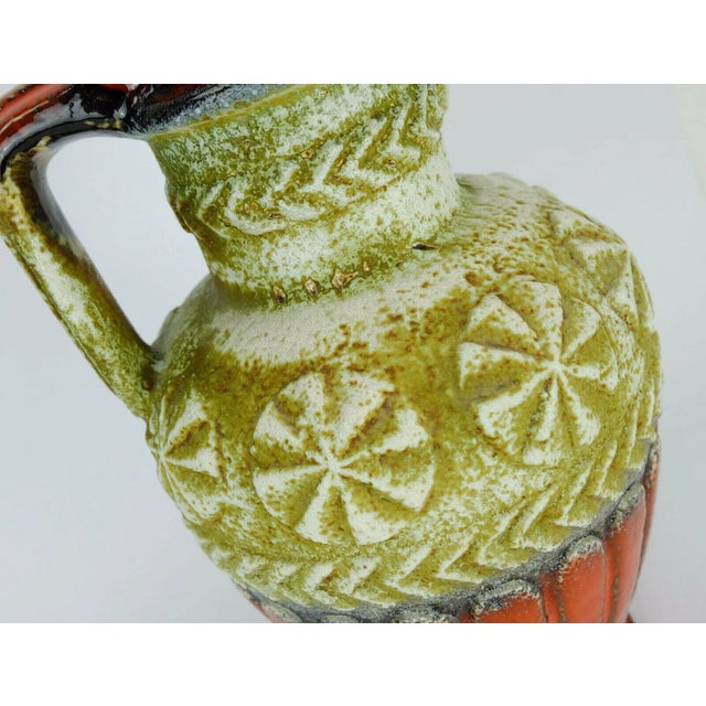 1960s Mid-Century Model 73 30 Vase or Jug with Abstract Decor from Bay Keramik, 1960s For Sale - Image 5 of 10