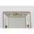 French Vintage Verre Églomisé Mirror with Phoenix Pattern For Sale - Image 4 of 11