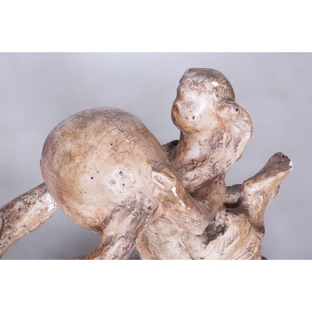 Mid-Century Plaster Statue from Karel Hájek, 1980s For Sale - Image 8 of 12