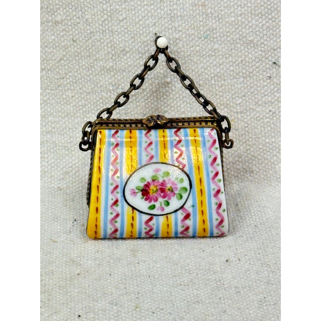 Vintage Limoges Purse Box For Sale - Image 11 of 11