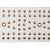 With its refined, geometric pattern articulated in brass rivets, this embellished leather trim adds a sophisticated and...