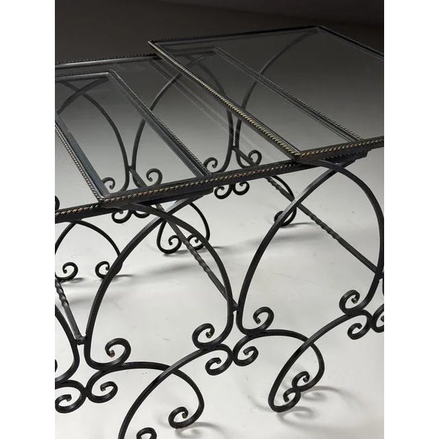 Metal Nesting Tables, Set of 3 For Sale - Image 14 of 18