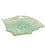 15-Inch Vintage Celery Green Shell Glass Bowl For Sale - Image 4 of 10
