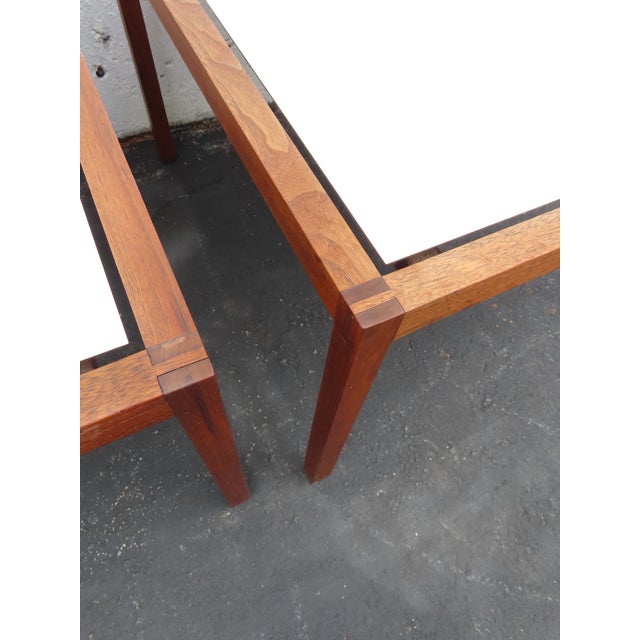 Knoll Mid Century Modern Pair of Large Side End Tables 6600 For Sale - Image 16 of 18