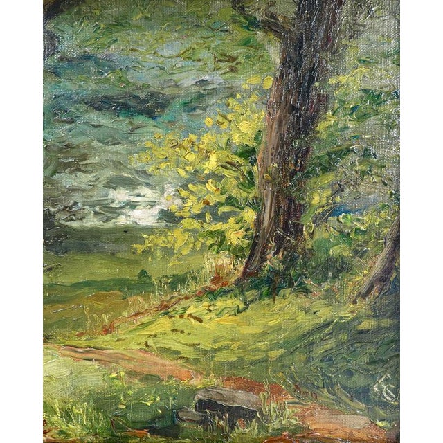 Landscape, Early 20th Century, Oil Painting on Canvas For Sale - Image 9 of 12