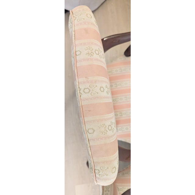 Mid 20th Century Biggs / Kittinger Queen Anne Fireside Arm Chair Pair For Sale - Image 14 of 18