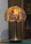 Art Nouveau Lamp in Bronze and Stained Glass, 1920s For Sale - Image 3 of 5