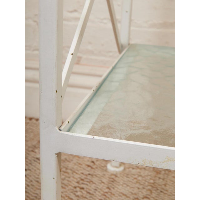 Vintage White Plant Shelf For Sale - Image 11 of 12