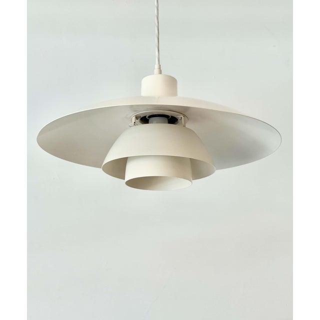 White PH 4/3 Pendant Lamp by Poul Henningsen for Louis Poulsen, Denmark, 1960s For Sale - Image 11 of 18