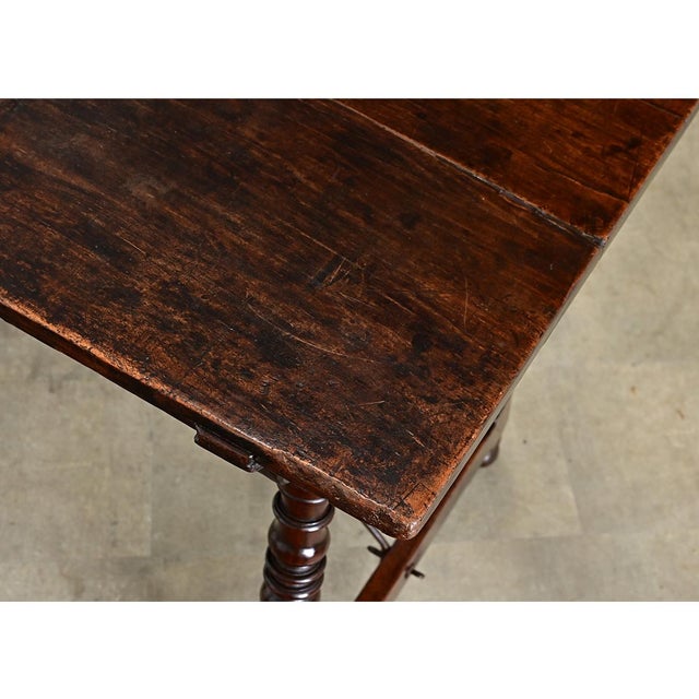 Spanish 18th Century Chestnut & Forged Iron Table For Sale - Image 13 of 13