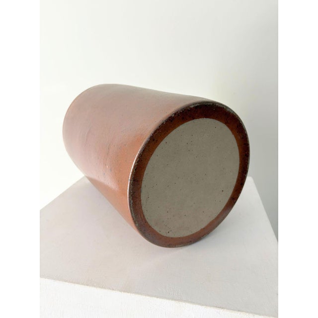 Ceramic Minimalist Studio Pottery Vase, France, 1970s For Sale - Image 7 of 8