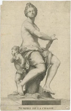 Hunting Nymph, 1740, Paper