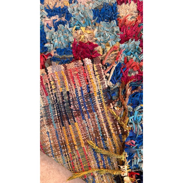 1980s 1980s Moroccan Colorful Vintage Rug - 3'9" X 5'9" Ft For Sale - Image 5 of 8