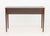 Brown Sheraton Style Flame Mahogany Serpentine Table For Sale - Image 8 of 9