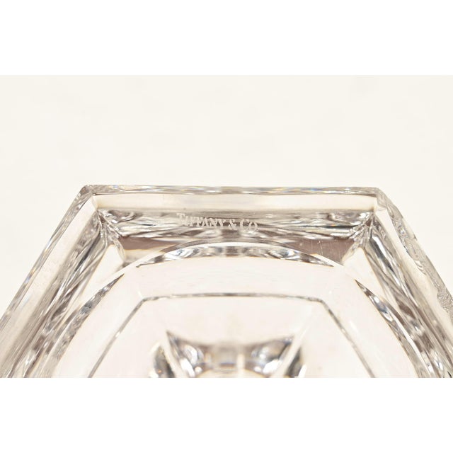 Tiffany & Co. Clear Crystal Candlesticks, Pair For Sale - Image 12 of 14