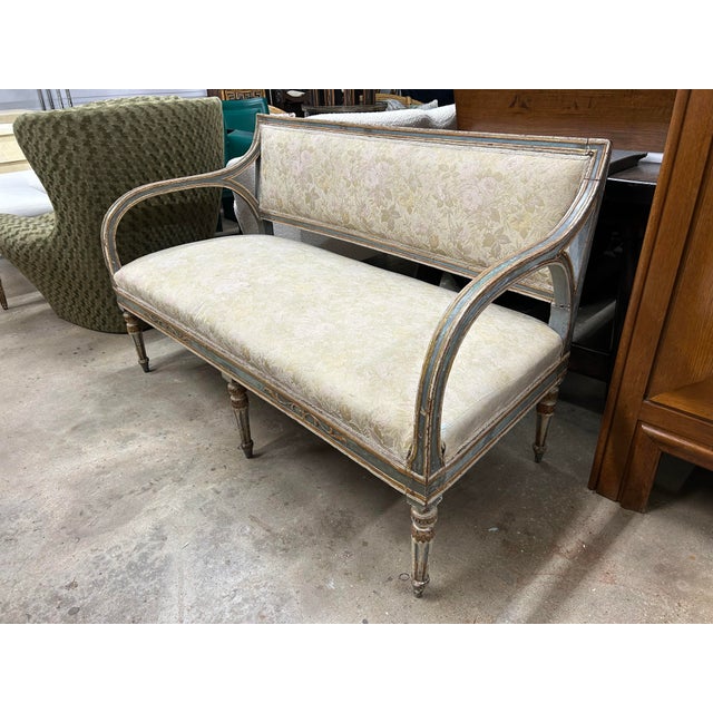 19th Century Italian Louis XVI Style Sofa For Sale - Image 11 of 12