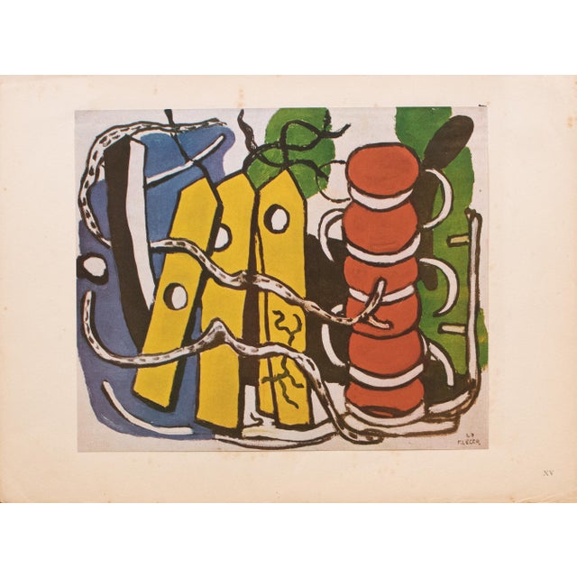 1948 After Fernand Léger "The Yellow Labels", First Edition Period Offset Lithograph For Sale - Image 9 of 9