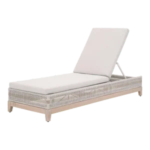 Tapestry Teak & Rope Outdoor Chaise Lounge