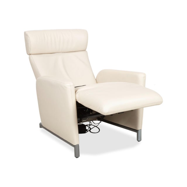 Bico Lounge Chair in Cream Leather from Cor For Sale - Image 6 of 18