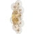 Visual Comfort Julie Neill for Visual Comfort Signature Gianna 21" Layered Sconce in Gild with Gold Fleck Glass For Sale - Image 4 of 13
