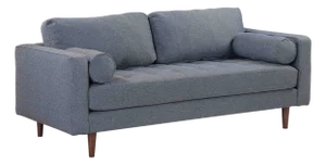 Cave Navy Tweed Loveseat