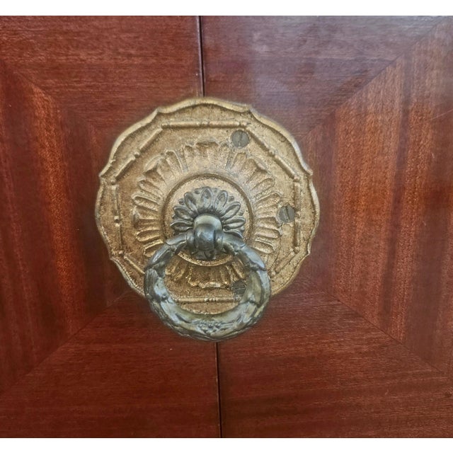 Auburn 1930s Grosfeld House Grand Mahogany China Cabinet by Lorin Jackson, Attributed For Sale - Image 8 of 18