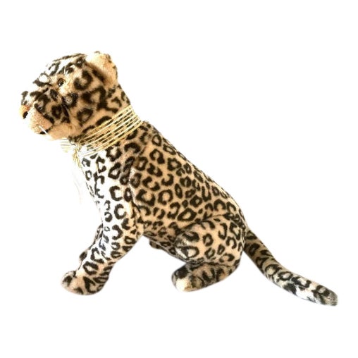 Vintage Large Leopard Stuffed Animal | Chairish