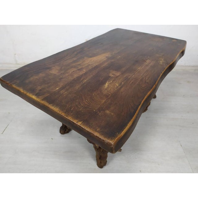 Brutalist Oak Vine Coffee Table, 1950s For Sale - Image 16 of 17