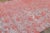 Textile Rug & Kilim’s Distressed Modern Rug With Abstract Florals in Coral & Gray Hues For Sale - Image 7 of 12