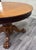 Antique Victorian 48 Inch Round Tiger Oak Claw Foot Pedestal Dining Table For Sale - Image 11 of 15