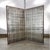 Meiji Japanese Folding Screen Byobu 2 Panel Antique Late 19th Century Silver Leaf Framed For Sale - Image 12 of 18