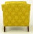 1940s 1940s Button Tufted Club Chair in Gold Damask For Sale - Image 5 of 7