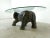 Hollywood Regency Vintage Plaster Elephant Coffee Table, 1970s For Sale - Image 3 of 11