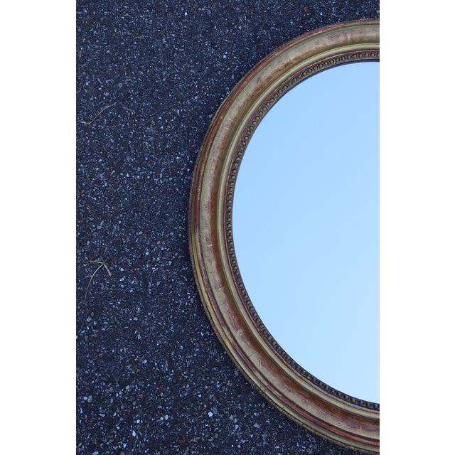 Louis Philippe Oval Giltwood Mirrors, Set of 2 For Sale - Image 10 of 12