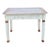 Gustavian Swedish Farmhouse Style Antique Pine Dining Table Desk W/ Reeded Dummy Drawer For Sale