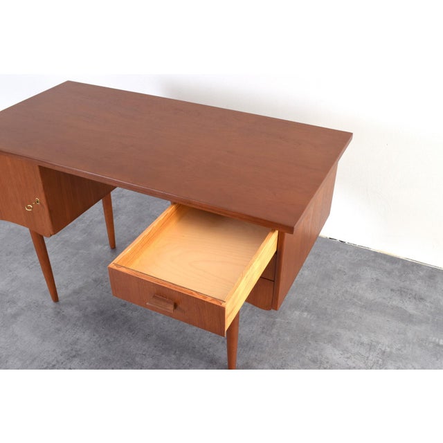Mid-Century Modern Danish Teak Desk, 1960s For Sale - Image 18 of 18