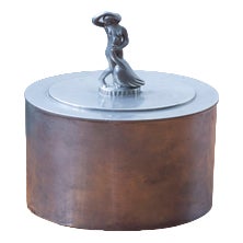 Pewter Jar by Sylvia Stave For Sale