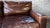 Restoration Hardware Maxwell Distressed Cigar Luxe Leather Sofa For Sale In Boston - Image 6 of 12