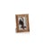 Contemporary Ribbed Mango Wood Frame with White Bone Inside Boarder, 4" x 6" For Sale - Image 3 of 3