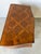 Vintage Italian Burl Olive Wood Parquetry Two-Drawer Miniature Chest With Shell-Form Handles For Sale - Image 10 of 12