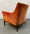 Mid-Century Modern Lounge Chair With Orange Velvet Upholstery For Sale - Image 14 of 17